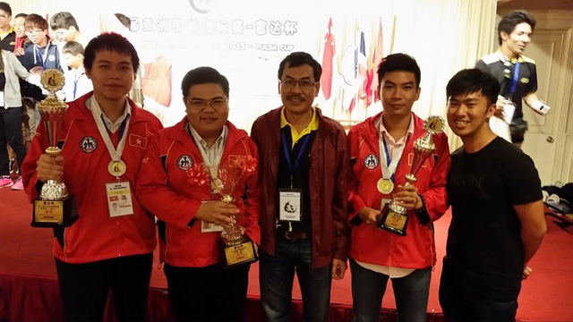 Việt Nam đoạt HCV cá nhân giải cờ vây châu Á mở rộng