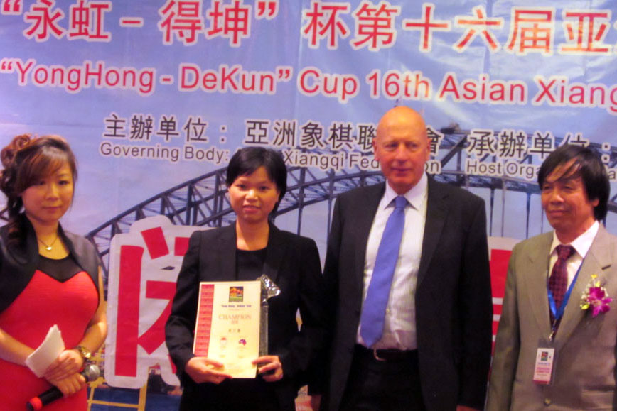 Giải vô địch cờ Tướng cá nhân Châu Á 2013 - Ngô Lan Hương bảo vệ thành công chức vô địch