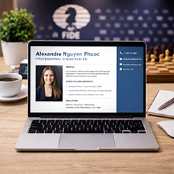 Đổi ảnh và thông tin trên FIDE