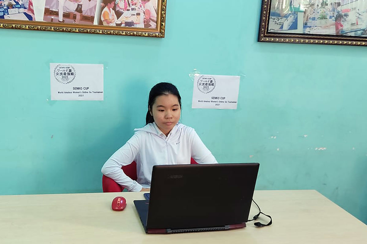 Hà Quỳnh Anh giành chức vô địch Giải online nữ cờ vây tài tử thế giới 2021 - cúp Senko