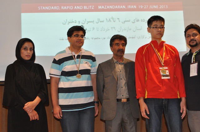 Đội tuyển cờ vua Việt Nam đoạt 4 HCV, 7HCB và 4 HCĐ tại giải trẻ châu Á năm 2013
