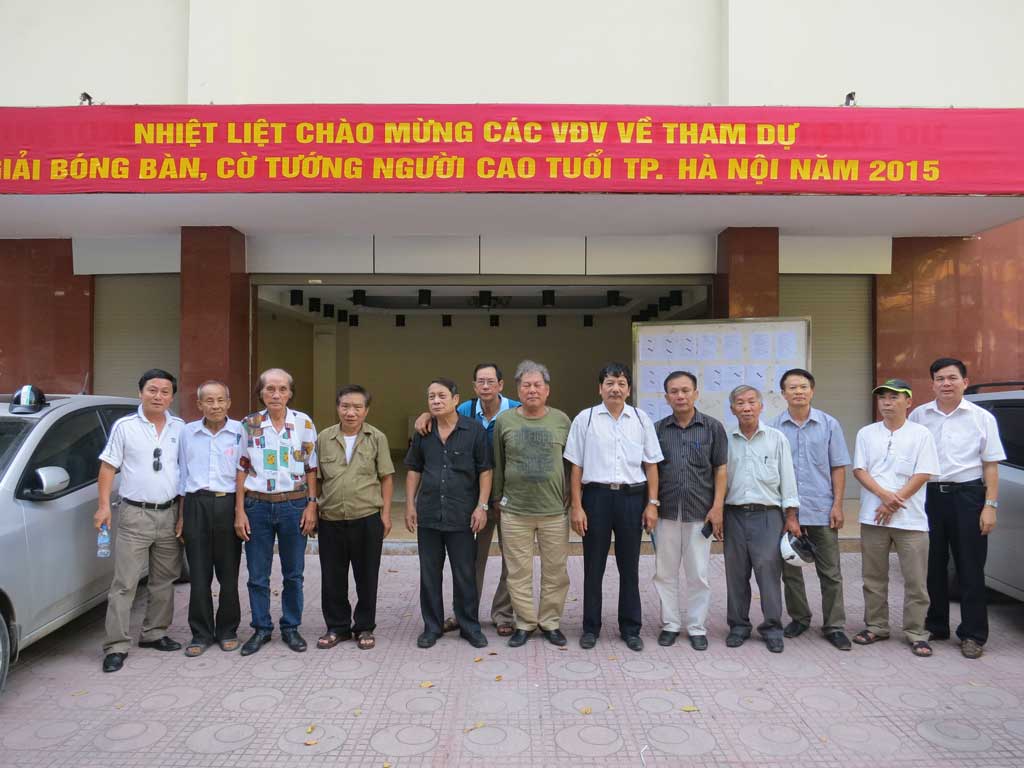 Giải cờ tướng người cao tuổi Thành phố Hà Nội năm 2015