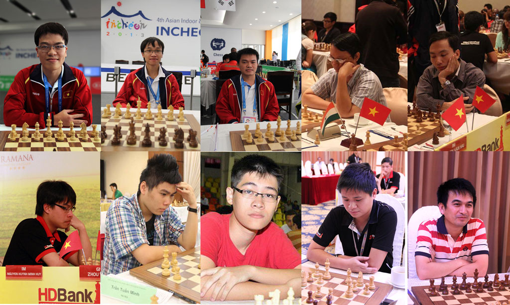 10 cao thủ làm rạng rỡ cờ vua Việt Nam  trong bảng xếp hạng của FIDE tháng 2/2016