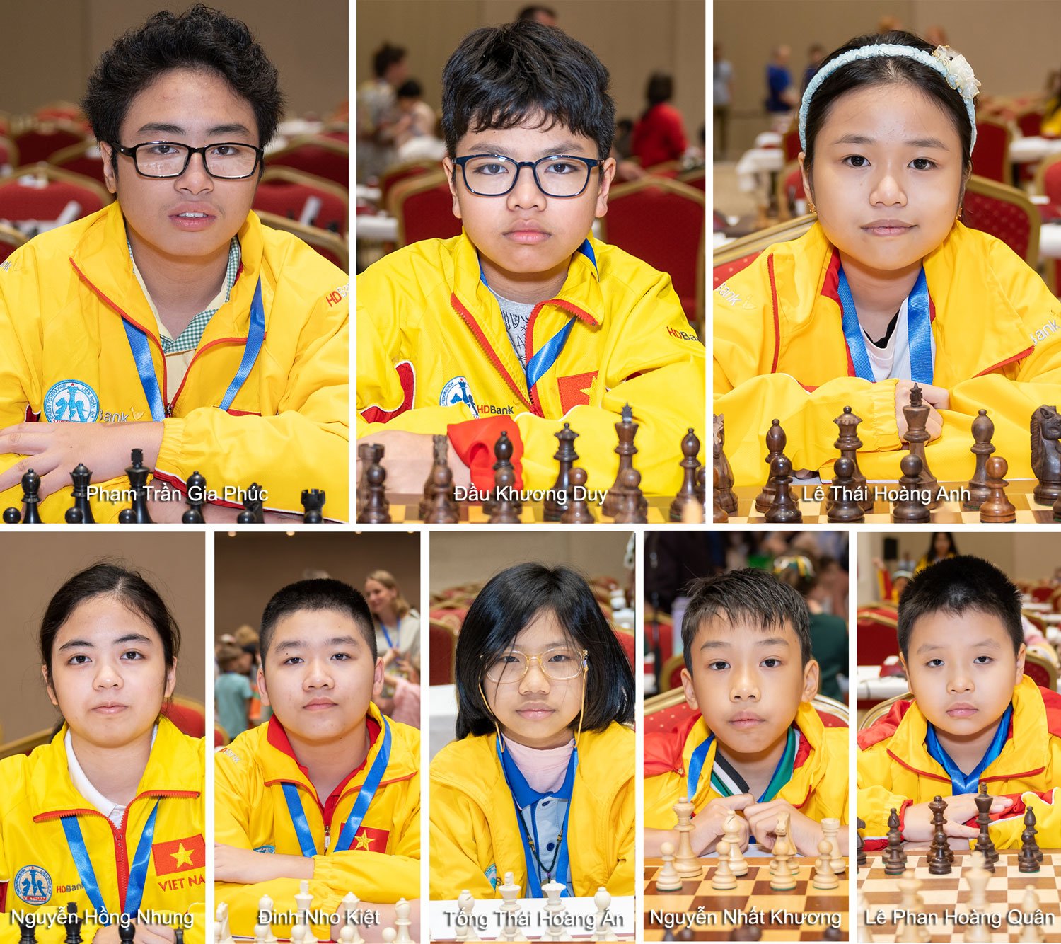 Giải vô địch trẻ cờ vua nhanh và chớp thế giới năm 2023 - Việt Nam giành 3HCV, 3HCB và 4HCĐ
