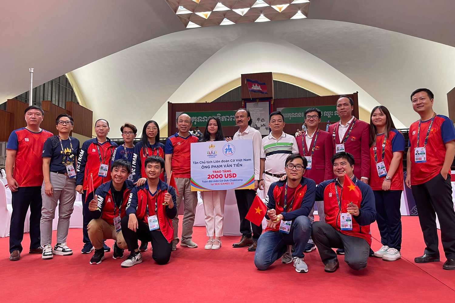 SEA Games 32 - đội tuyển cờ Ouk chatrang giành 2 HCV, 1 HCB và 7 HCĐ