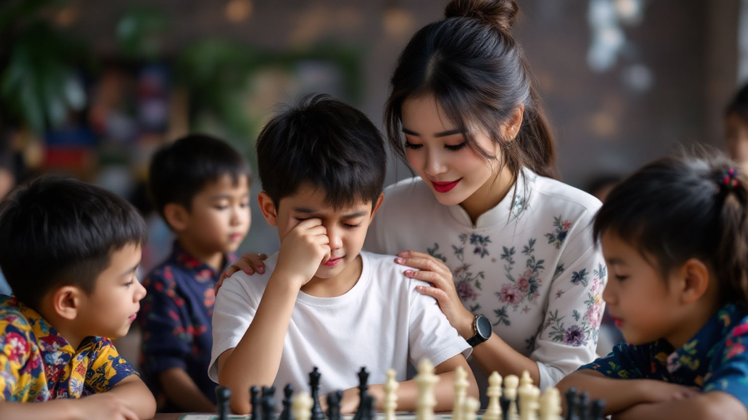 AI teacher help player